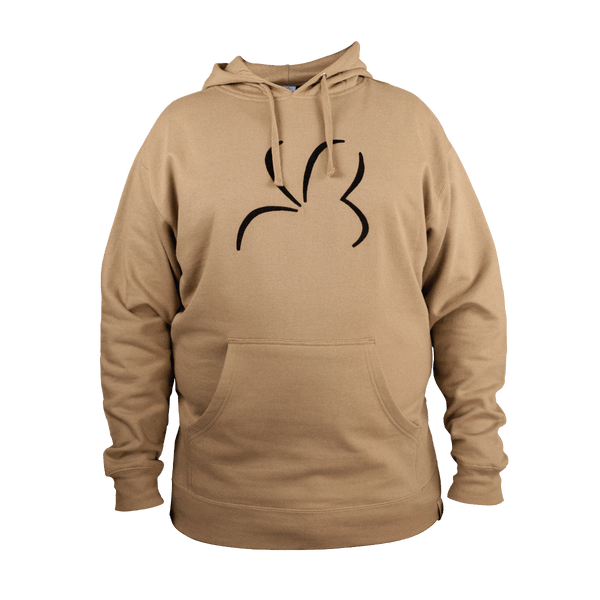 cottontail pullover hoodie in kief (tan)